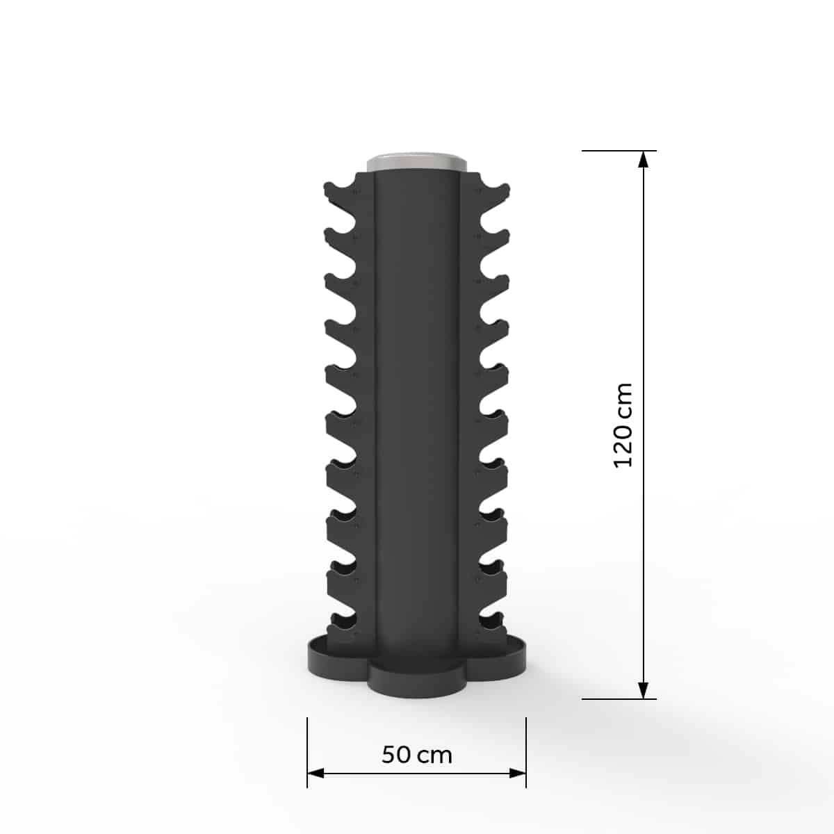 Dumbbell Tower Rack with Dumbbells Set (1-10kg)