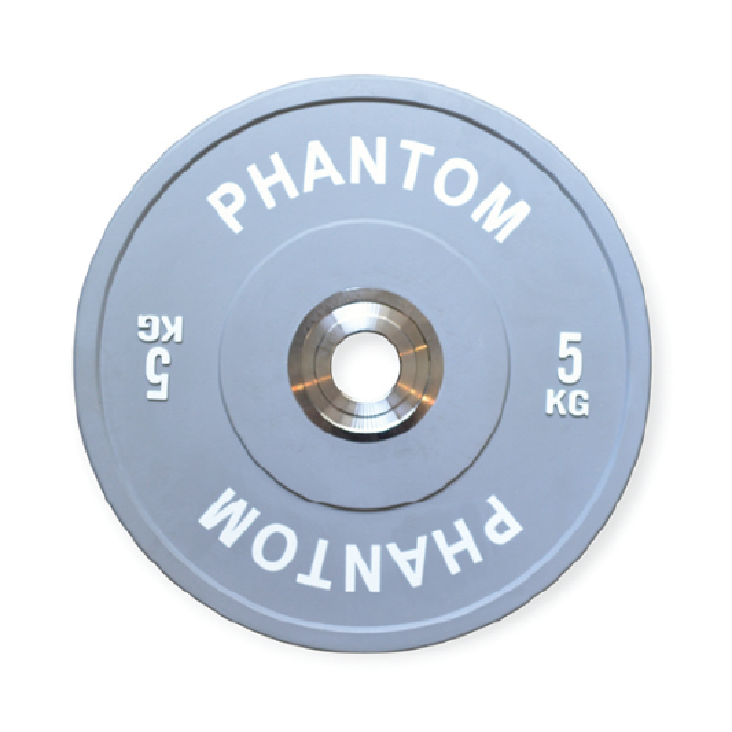 Package Bundle - 100KG Competition Olympic Bumper Plates + Phantom Black Signature Stealth 2.2m 20KG Barbell (700LBS) + Pair of Barbell Collars