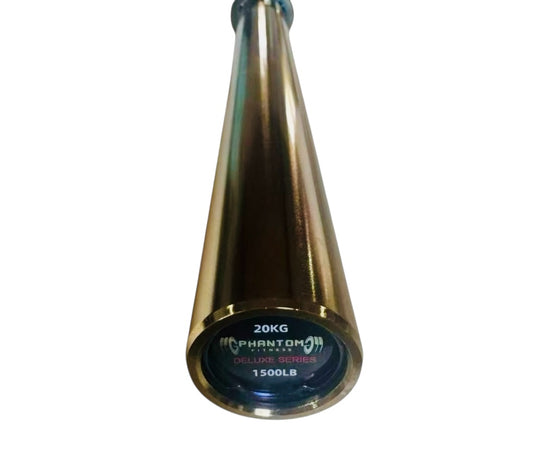 Phantom Deluxe Golden 20kg Barbell (1500lbs)