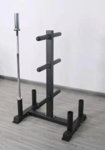 Olympic Weight Holder with Barbell Storage