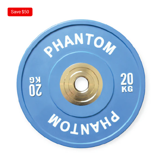 Competition Coloured Bumper Plates (Blue 20kg)