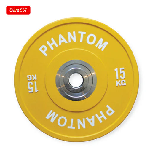 Competition Coloured Bumper Plates (Yellow 15kg)